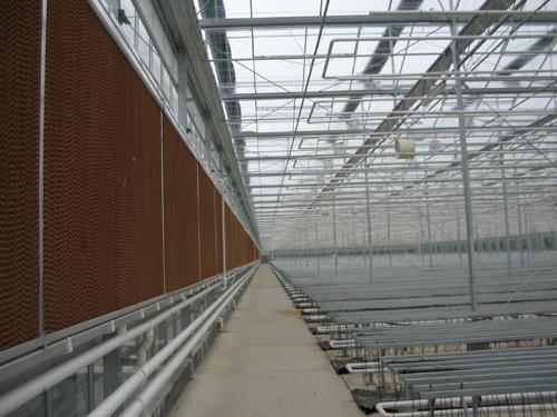 种植温室安装水帘风机