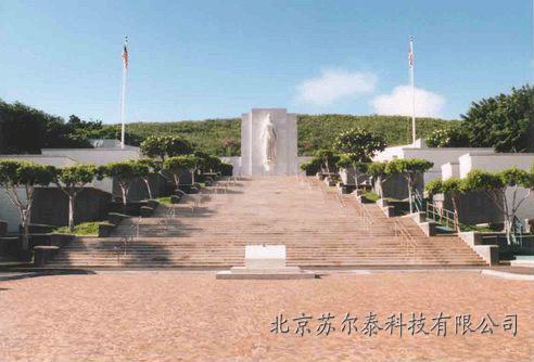 美国珍珠港二战墓碑大理石翻新
