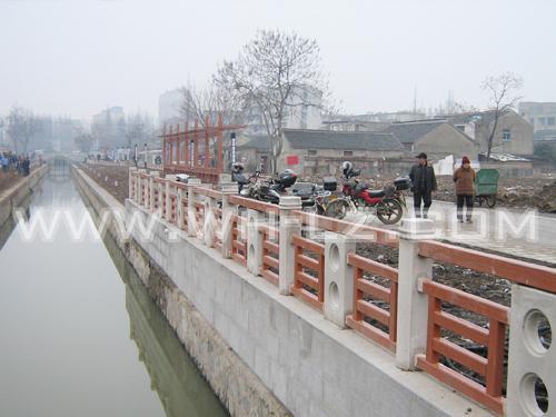 江苏城市河道景观石木护栏