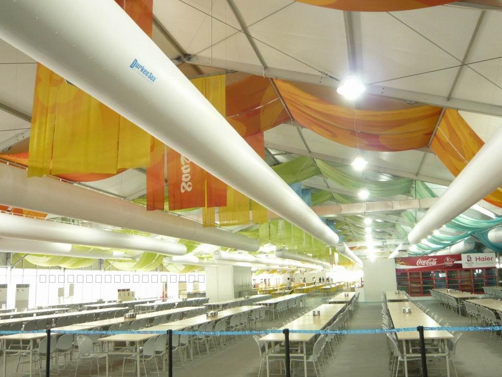 索斯风管系统在奥运餐厅的成功应用
