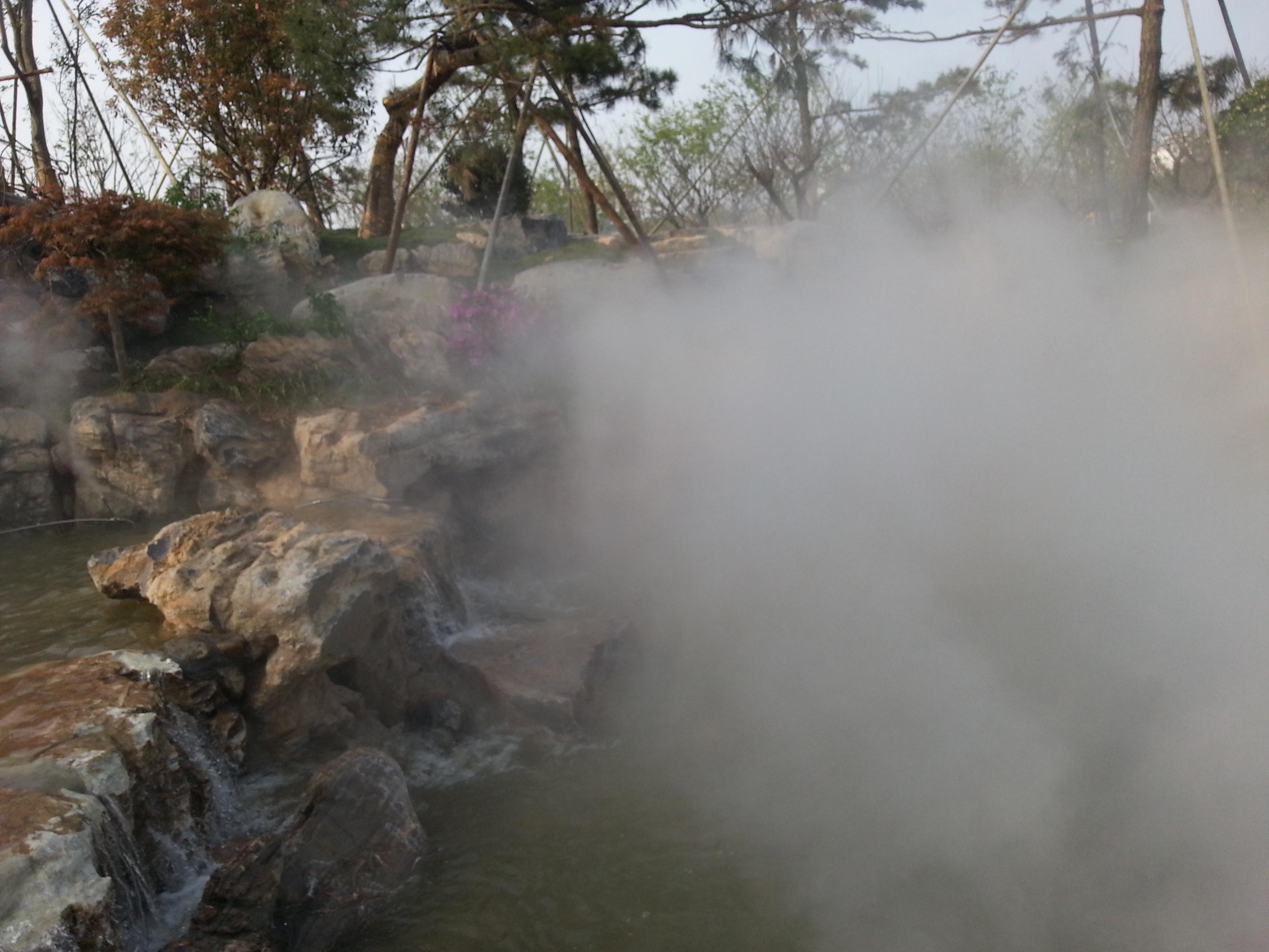 苏州雾森桃花岛公园人造雾项目验收照片