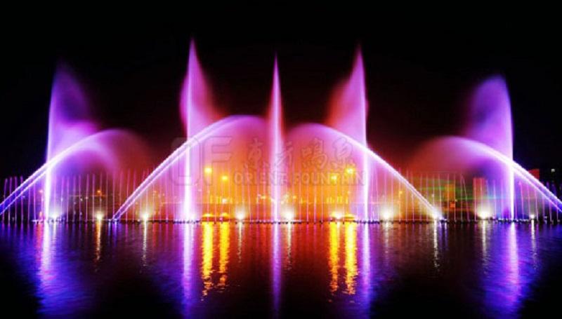 黄骅南海公园大型音乐喷泉