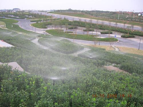扬州体育公园绿化灌溉