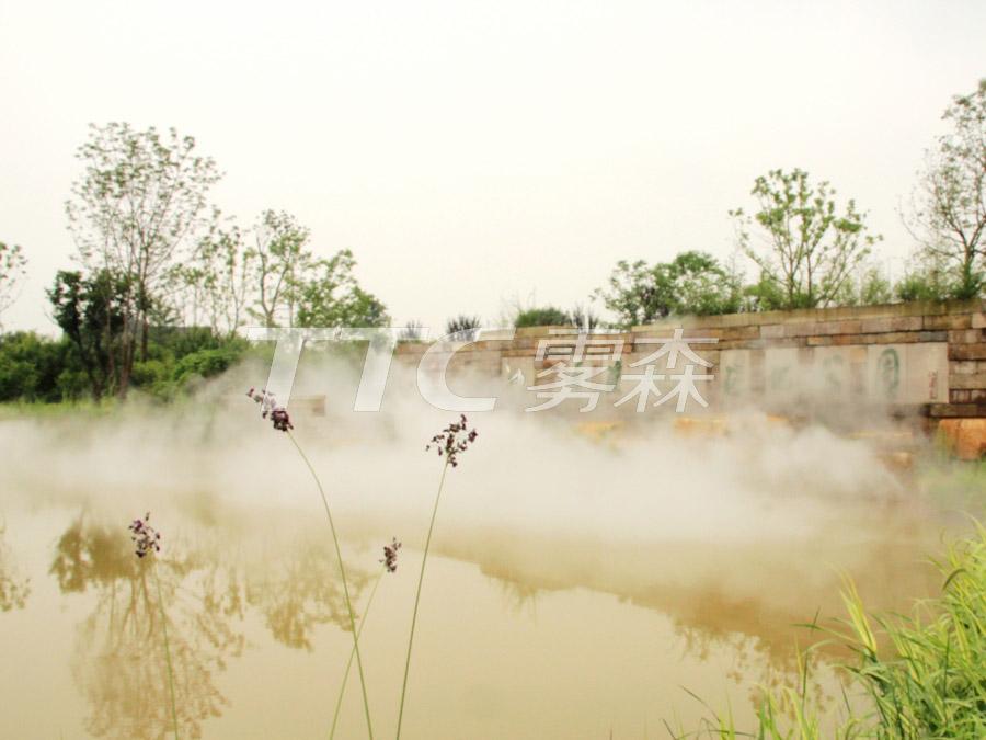 西溪湿地洪园人造雾景观案例