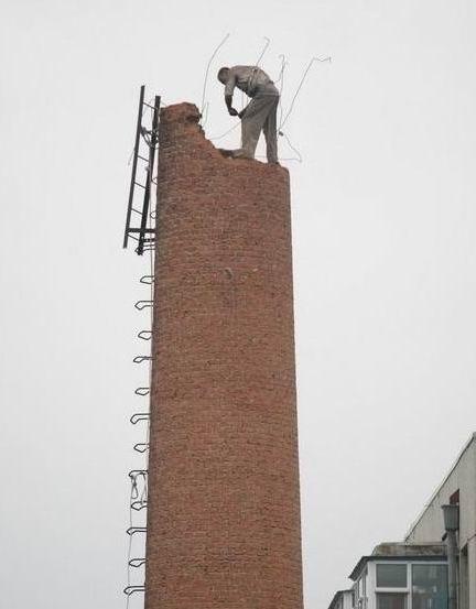 40米砼烟囱拆除安全预案