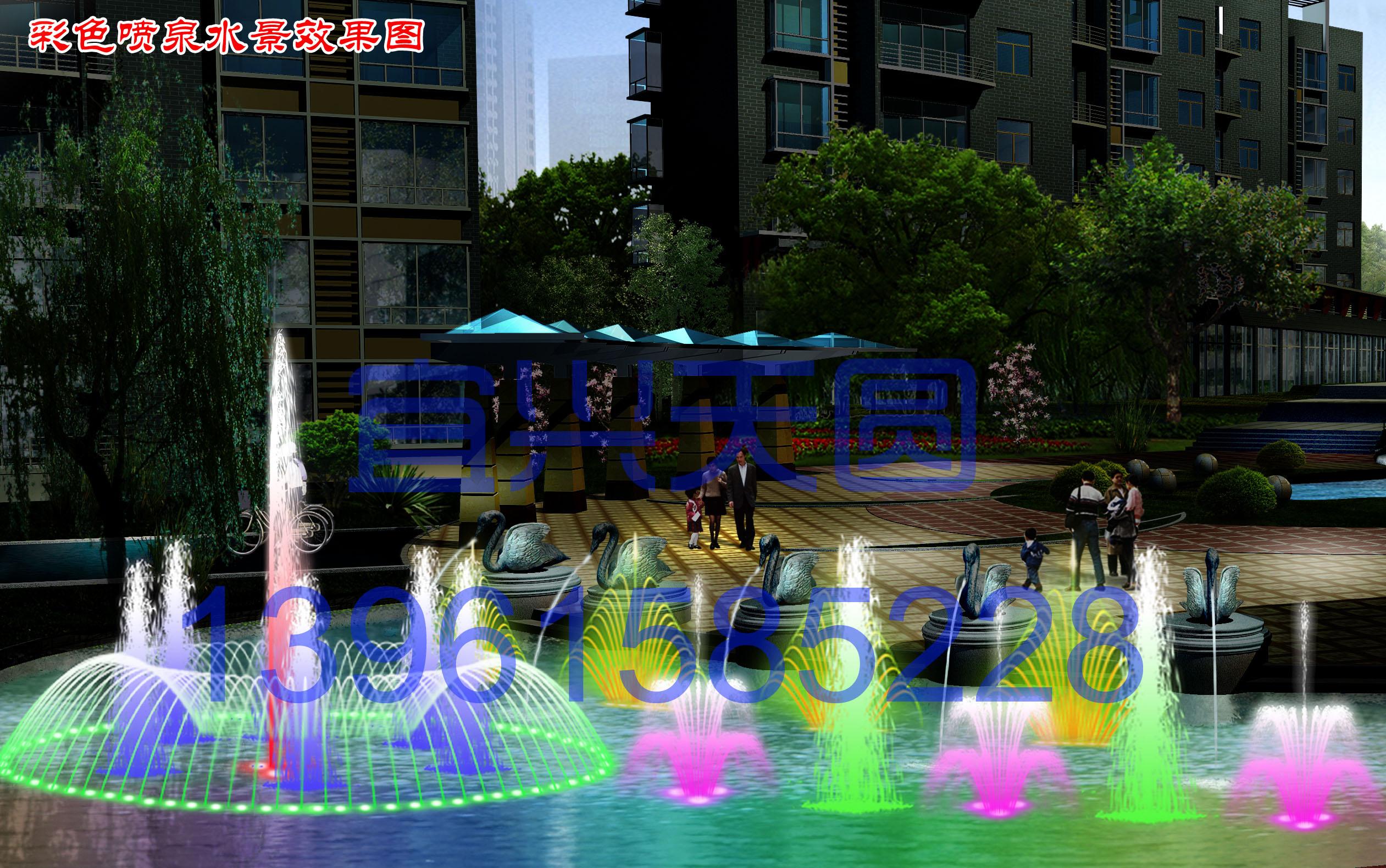 邹平文化中心室外喷泉工程