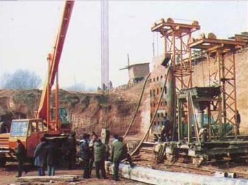 JKD挤扩式工程钻机在济宁工地