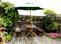 青岛庭园木栈道，防腐木护栏，休闲桌椅