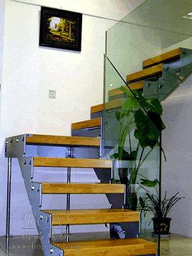 玻璃楼梯 别墅楼梯 复式房楼梯 