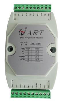 阿尔泰485模块DAM-3038 8路热电偶模拟量输入模块