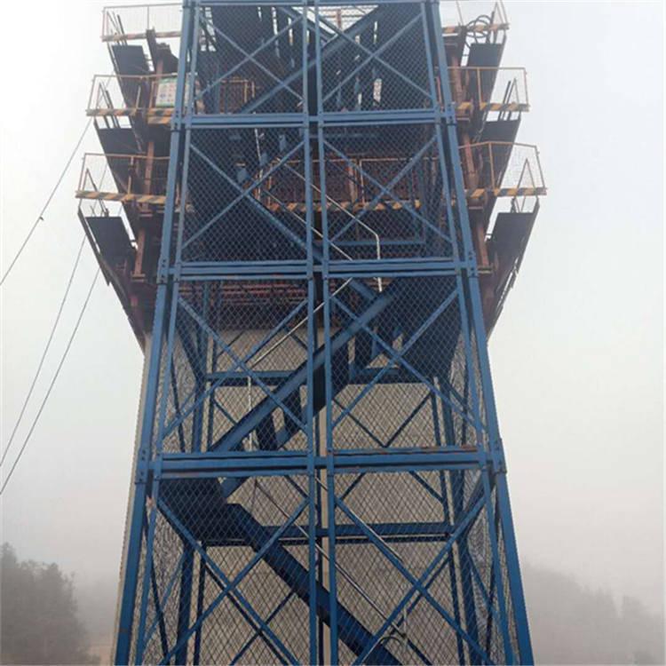 通达厂家生产路桥施工梯笼 高空作业安全爬梯 量大从优 