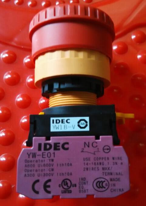 IDEC和泉 紧急停止开关蘑菇头 22mm YW1B-V4E01R 1常闭