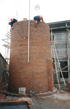 锅炉房砖烟囱新建|水塔新建工程