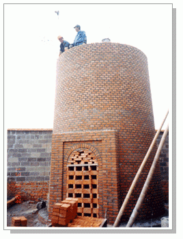 砖烟囱新建,滑模砼烟囱,钢构防腐,刷色环
