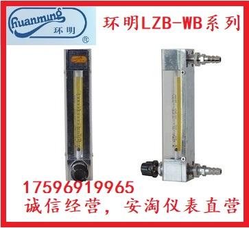 余姚工业自动化仪表厂环明牌LZB-4WB/6WB/10WB玻璃转子流量计