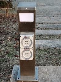 恋途电源柱 HW-209 草坪灯柱 户外防水插座柱 庭院灯柱