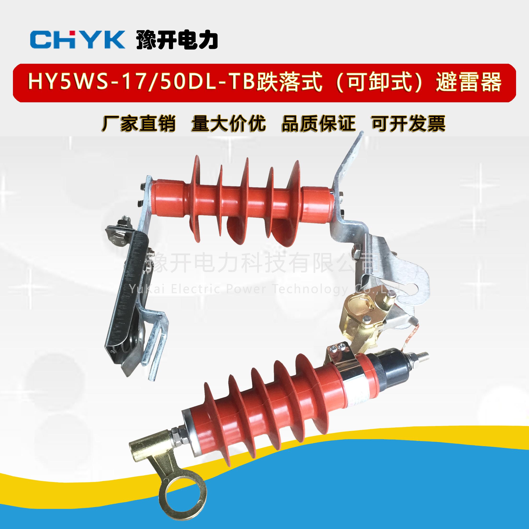 HY5WS-17/50L高压可卸式氧化锌避雷器