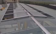 阳光房屋顶铝合金平移电动天窗