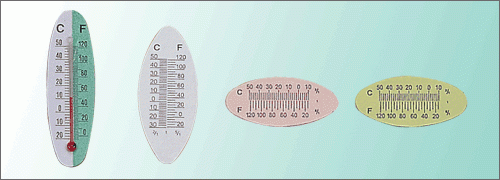 玻璃温度计系列，纸板温度计，型号：XH-021