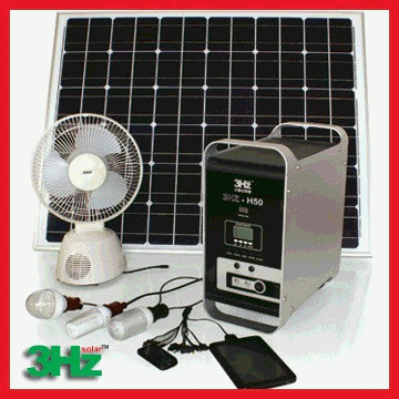 100W太阳能独立供电系统