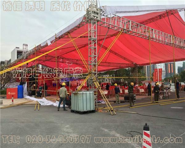 广州地区桁架帐篷搭建