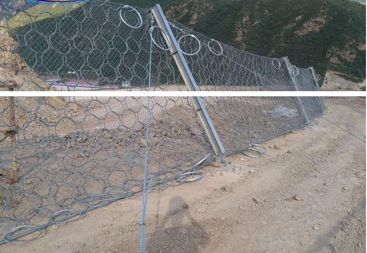 边坡防护网主动型被动型山体滑坡拦石网sns柔性网gps2主动防护网