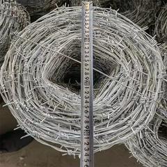 河北镀锌刺绳厂家供应银川绿色铁丝网绿色钢丝网