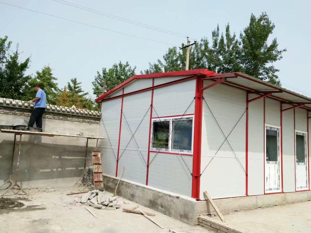 黑龙江鸡西新型简易焊接式防风活动房厂家可回收焊接式活动房