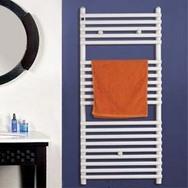 Round pipe Curve Plastic-Coated Towel Warmer