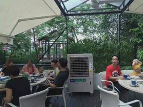 生态园岗位送风水冷机   餐饮业专用移动式水空调