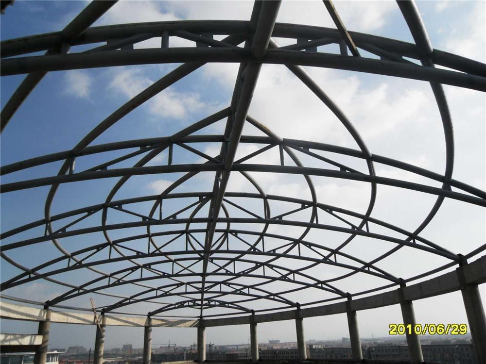 屋面屋顶管桁架加工制作安装