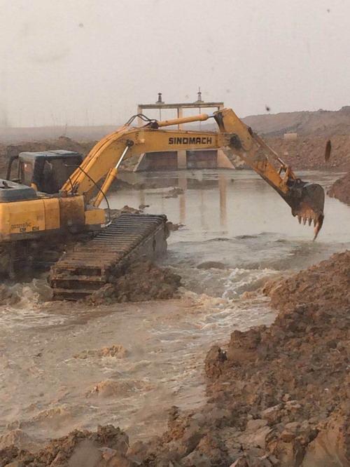 北京厂家作业租赁水陆挖掘机、水上挖掘机改装