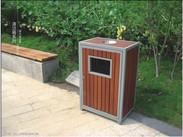 钢木清洁箱/钢木垃圾箱/钢木分类垃圾桶SQ7-001
