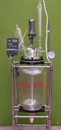 电子调速玻璃反应釜10L-20L 玻璃反应釜