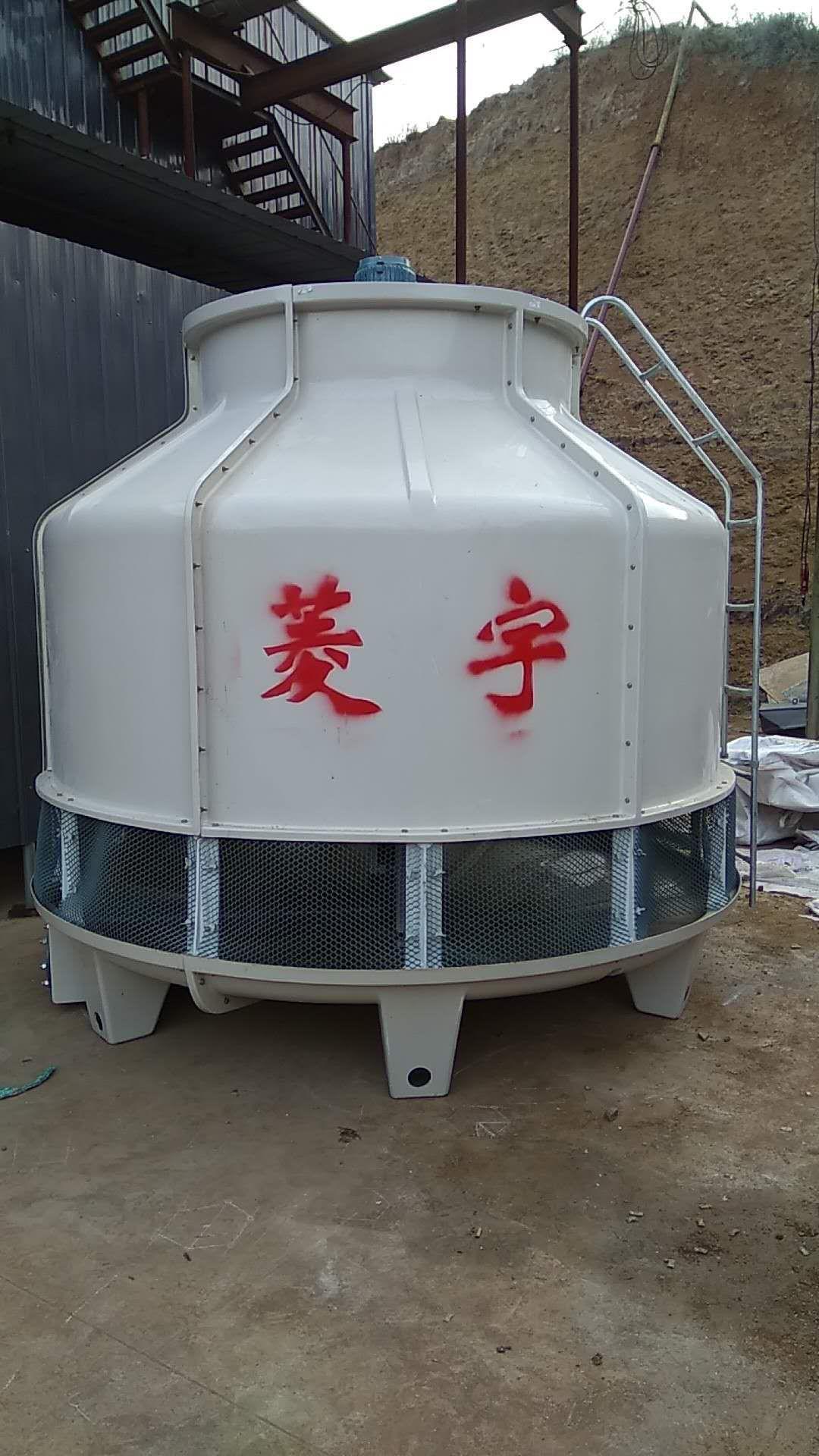 郑州菱宇玻璃钢圆形逆流式冷却塔