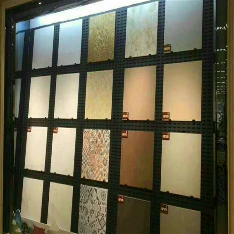 800瓷砖展板  陶瓷展示架厂家 石材冲孔板
