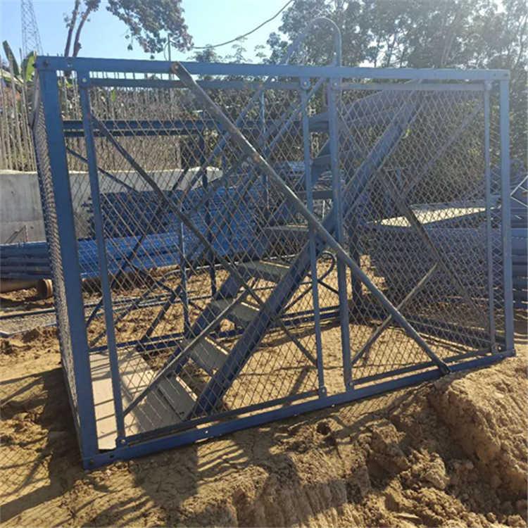 工程专用桥梁建设安全爬梯 高空作业护网安全梯笼通达厂家直销