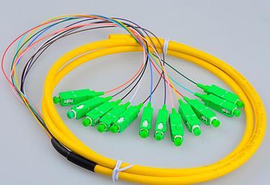 广电专用SC APC12芯束状尾纤 束状跳线光纤跳线尾纤