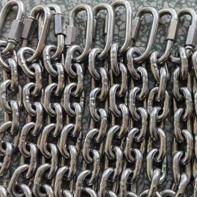 防护栏304不锈钢链条，围栏耐锈不锈钢链条