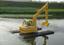 河道清淤机械设备水陆挖机出租水挖出租水路挖机出租