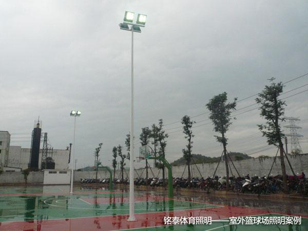 室外篮球场照明方案设计，篮球场专用灯