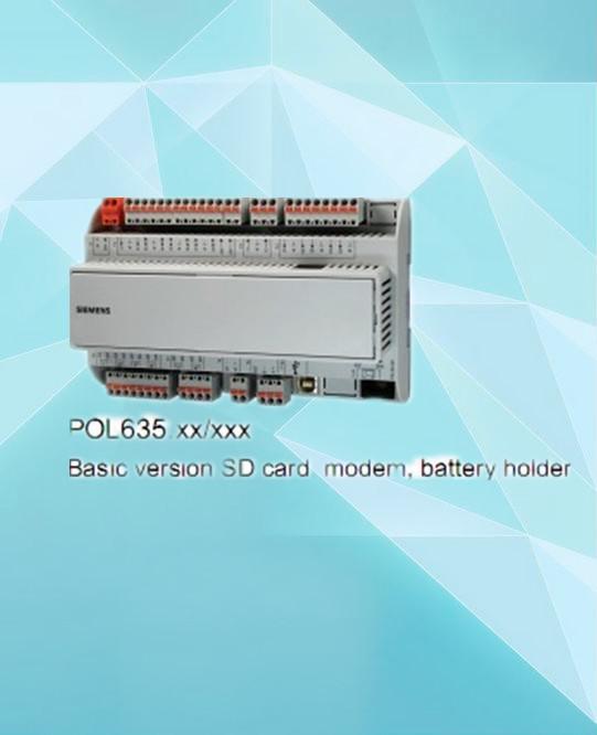 西门子楼宇自控系统DDC控制器POL638.00供热专用控制器