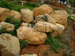 天然美观的黄腊石(黄蜡石)，鹅卵石，雨花石