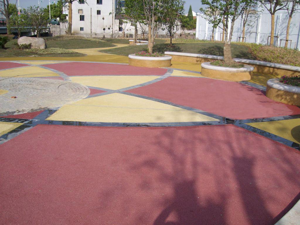 天津彩色透水地坪工程施工程序和施工要求