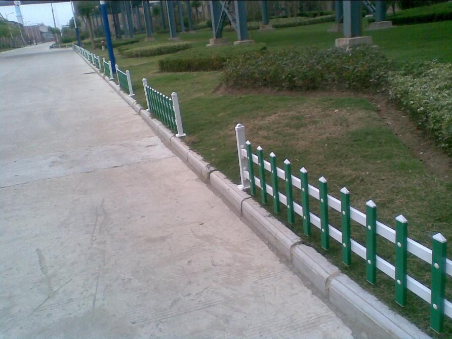 pvc草坪护栏，pvc绿化护栏，pvc园林护栏