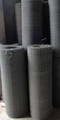 黑钢丝轧花网 高目数黑钢丝网 宽幅黑钢轧花网林川金属丝网厂
