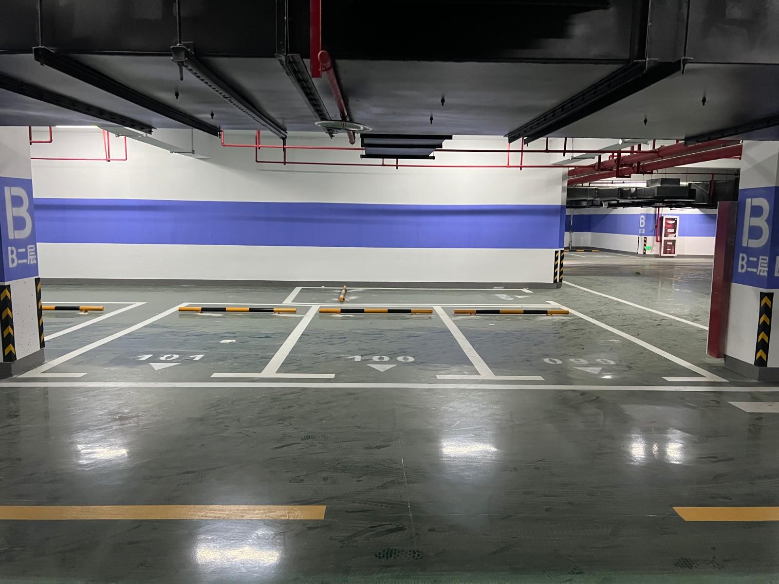南京地下车库设施-目赏停车位划线规划