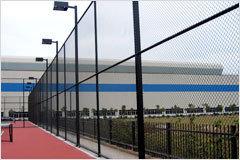 青岛三金体育专业安装网球场围网灯光设计安装