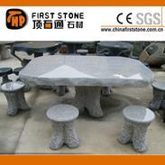 树根雕刻花岗岩桌椅GCF4005B