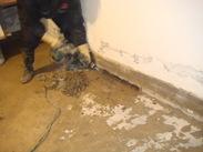 地下室沉降缝堵漏--带水作业